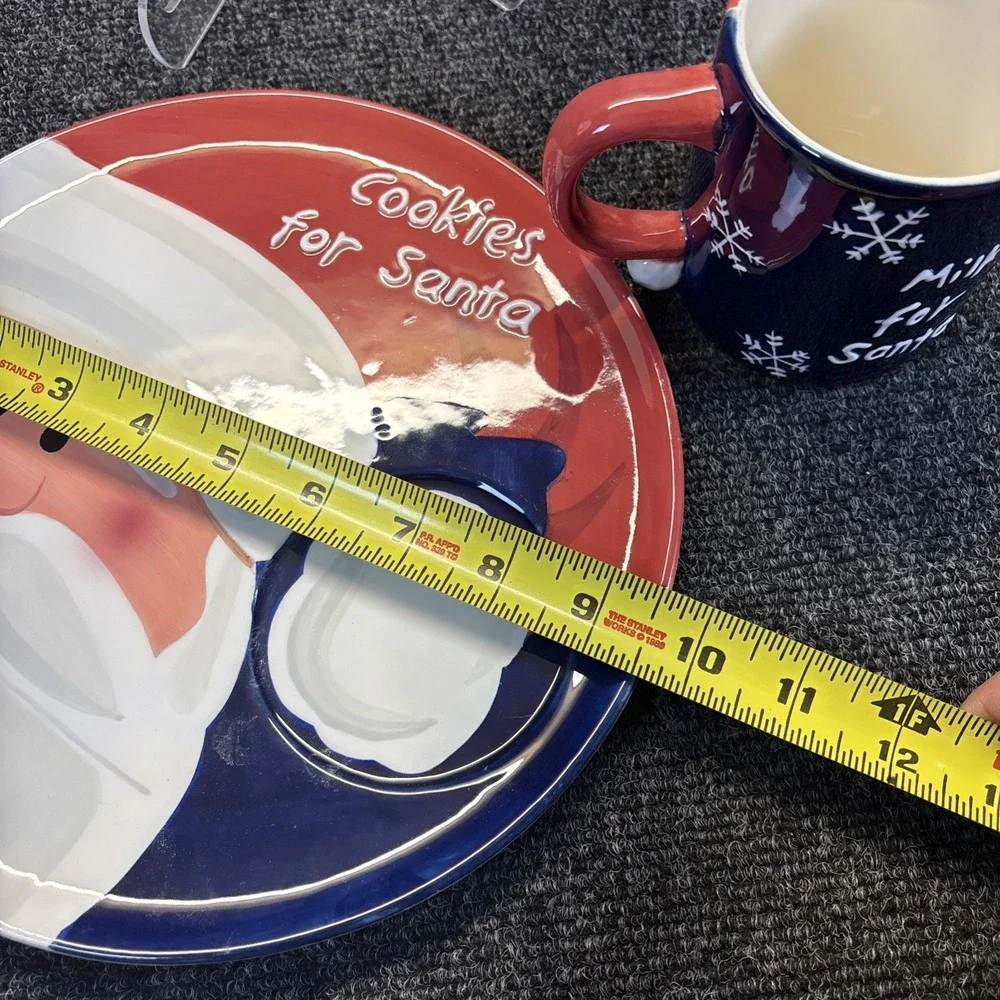 Make the Season Bright~Cookies & Mild for Santa Plate & Mug